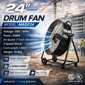 พัดลมติดผนังแบบแกนหมุนสำหรับอุตสาหกรรม OEM/ODM |   พัดลมเป่าลมไฟฟ้าความเร็วสูงสำหรับใช้งานเชิงพาณิชย์และอุตสาหกรรม GAPIDF000 - Product Image 3