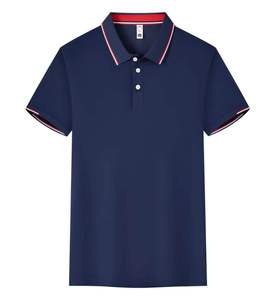 Camiseta Polo de Manga Corta para Hombre, Cómoda, Moderna, Tejida, con Patrón Sólido, Estilo Casual, de Algodón, Calidad al por Mayor - Product Image 4