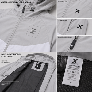 Ensemble pull et coupe-vent à fermeture éclair X Sports City pour homme – Respirant, décontracté, pour l'automne – Une ville, tous les sports, passion sans fin – Logo X - Product Image 5