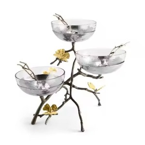 Luxury Finish Metal Dry Fruit Bowl Decorative Snack Serving Dish Elegant Dining Table Centerpiece Premium Gift Collection - Product Image 2