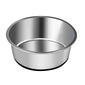 Bol de nourriture pour chien en acier inoxydable fait à la main, écologique, moderne et élégant, anti-dérapant, anti-éclaboussures, forme personnalisée, couleur, bols pour animaux de compagnie - Product Image 5