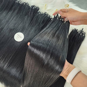 Lo Último en Extensiones de Cabello Humano H6, Línea Invisible, Cutícula Alineada, Micro Loop, Tejido a Mano, Cabello con Efecto Pluma - Product Image 2