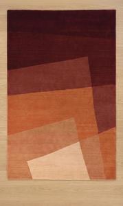Alfombra Moderna Hecha a Mano con Mechones de Lana, Antideslizante, de Pelo Medio, Diseño Geométrico Abstracto, Suave y de Primera Calidad para Sala de Estar, Dormitorio u Hotel - Product Image 6