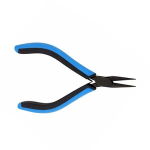 Alicates de Punta Redonda para Joyería, Mango Azul, Acero al Carbono, para Enhebrar Alambre, Abalorios y Manualidades, Equipo Profesional - Product Image 2