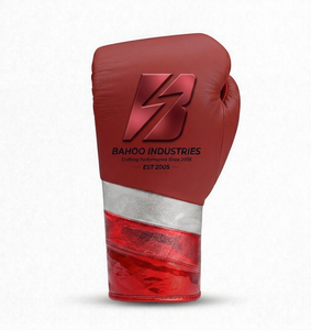 Wholesale High Quality Shiny MMA Boxing Gloves Metallic Leather Professional Training Mitts Custom Logo Fight Gear - Product Image 3