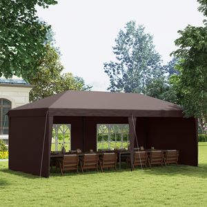 Tenda a baldacchino pop-up in tessuto Oxford 20x10 piedi con 4 pareti laterali rimovibili, per matrimoni, eventi, patio, giardino, con borsa per il trasporto - Product Image 2