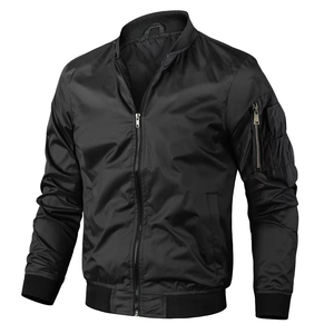 Blouson Bomber d'Hiver OEM Personnalisable Grande Taille pour Hommes, Imperméable, Léger, Respirant, en Nylon Tissé, Vente en Gros - Product Image 1