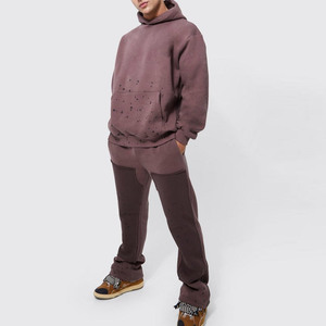 Modern <b>Distressed</b> Tracksuit Trendy Outfit <b>Distressed</b> Tracksuit Stylish Look <b>Distressed</b> Tracksuit Street Vibe - Product Image 1