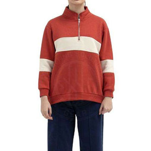 เสื้อสเวตเชิ้ตคอเต่าซิปครึ่งตัวสำหรับผู้หญิง สไตล์ลำลองแฟชั่นประจำวัน จากโรงงาน - Product Image 6