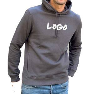 Sweats à capuche 100% coton de qualité supérieure sweat à capuche léger et respirant OEM d'impression de logo sur mesure - Product Image 4