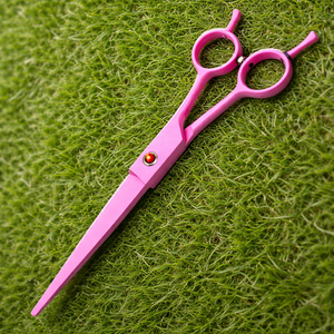 Ciseaux de toilettage pour animaux de compagnie en acier inoxydable de haute qualité de 7,5 pouces, lame pointue avec logo personnalisé, ciseaux pour la beauté des animaux de compagnie - Product Image 2