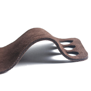Protège-poignets en cuir à 3 trous pour gymnastique, antidérapant, léger, réglable avec fermeture auto-agrippante, pour entraînement de force et musculation - Product Image 4