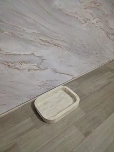 Bandeja de Servir Multifuncional Marroquí Hecha a Mano con Incrustaciones de Hueso, Estilo Moderno Rústico, Geométrica y Floral - Product Image 5