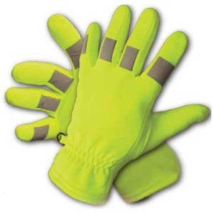 Gants de protection pour les mains en aramide lisse haute visibilité, résistants aux coupures, résistants à la chaleur, respirants et durables - Product Image 1