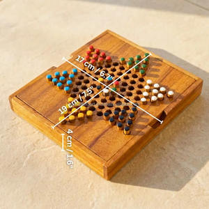 Juego de Mesa de Madera Ludo, Damas, Gobang, Ajedrez, Juego de Mesa para Adultos y Niños - Product Image 2