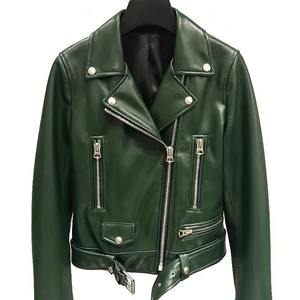 Veste en cuir pour homme, style streetwear, best-seller, hiver, haute qualité, col montant personnalisé, respirante, fermeture éclair sur le devant - Product Image 5