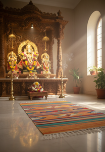 Tapis et carpettes en coton 100% faits à la main, à motifs floraux, pour la maison, l'hôtel et les voyages, design moderne, lavables et réversibles, logo personnalisé - Product Image 2