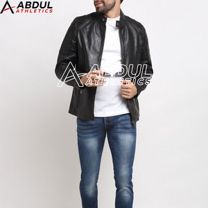 Premium <b>Real</b> <b>Leather</b> Winter <b>Jacket</b> Motorcycle Design Windproof Winter Warm Slim Fit Fashion <b>Jacket</b> For Casual Wear - Product Image 4