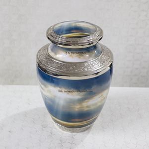 Urnas de cremación para adultos de aluminio impresas personalizadas del fabricante de alta calidad, precio al por mayor para cenizas humanas, suministros funerarios - Product Image 2