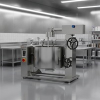 Chaudière à vapeur rotative à induction Amicook 380V/440V, modèle pour soupes, cuisson automatisée, pâtes, équipement de restauration motorisé
