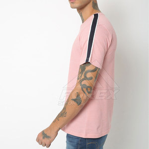 เสื้อยืดผู้ชายทำจากผ้าฝ้ายจำนวนมากฉลากตามสั่ง - Product Image 2