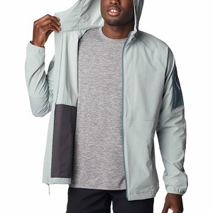 High Quality Men's Softshell <b>Jacket</b> Casual Wear Stand Collar Solid Color Waterproof Canvas Front Logo Stylish <b>Reversible</b> Quick - Product Image 3