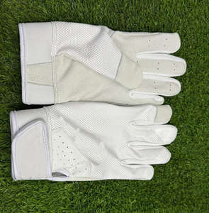 Customized Logo Goatskin Leather Unisex Adult and Youth Baseball Softball Batting <b>Gloves</b> Long Cuff Baseball Batting <b>Gloves</b> - Product Image 4