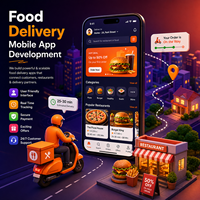 Desarrollo de Aplicaciones Móviles para Entrega de Comida de Alto Rendimiento, Compatible con Android, iOS, MAC, Linux, Web, CRM, Multi-idioma e Internet