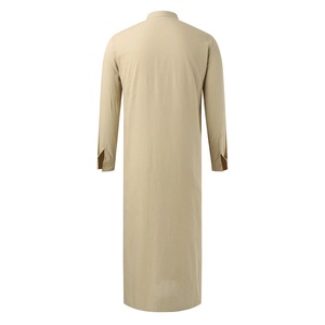 Thobes islamiques pour hommes de haute qualité, à manches longues, en polyester thermique respirant, style vintage, longueur cheville, grandes tailles, personnalisables - Product Image 5