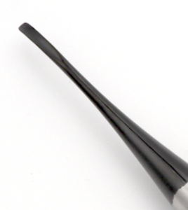 Proximator Petit instrument d'extraction dentaire incurvé de 2,5 mm à extrémité unique, en acier inoxydable chirurgical, pour ligament parodontal, ligne noire - Product Image 2