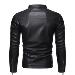 Chaqueta de Cuero Genuino Premium para Hombre, Chaqueta de Motociclista Clásica Hecha a Mano, de Lujo, Suave, Cómoda, Duradera, para Invierno y Actividades al Aire Libre - Product Image 5