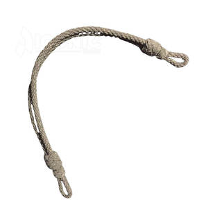 Gold Chin Strap for Officer Visor Hat Mylar Hats Cord Twisted Chin Cord Black Tactical Customized Style - Product Image 4