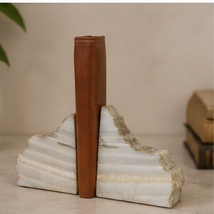 Sujetalibros de Piedra Hecho a Mano con Forma de Nube Tallada, Escultura Decorativa para Decoración del Hogar - Product Image 3