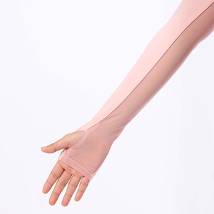 Haut d'équitation tendance pour femme à manches longues, col montant semi-zippé, respirant, rose uni, pour l'équitation, OEM ODM - Product Image 5