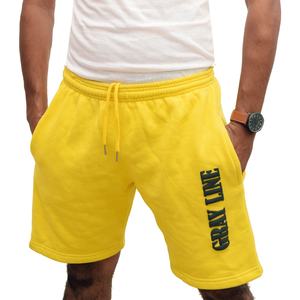 Shorts en coton 100% de qualité supérieure, imprimés en relief, pour hommes, style streetwear décontracté, coupe régulière, en molleton de coton pour l'été - Product Image 1