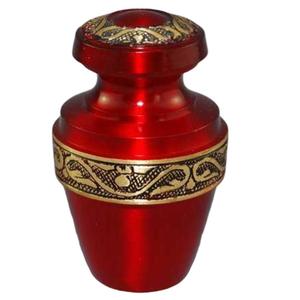 Bold Blossom Memorial Pet Cremation Urns Dogs Cats <b>Ashes</b> Paws Engraved Hand Carved Brass Teardrop European Style Floral <b>Keepsake</b> - Product Image 2