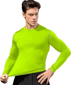 Men's Compression Long Sleeve Performance Shirt Premium Quick Dry Compression Base <b>Layer</b> <b>Top</b> Men's Athletic Compression Training - Product Image 3