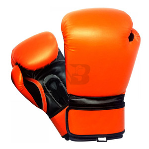 Men's New Design Leather MMA Kick Boxing <b>Gloves</b> with <b>Moisture</b> Wicking Lace-Up Closure Made in Pakistan for Martial Arts Training - Product Image 1