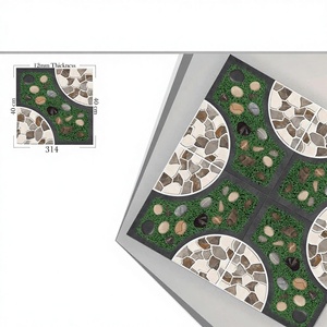 Azulejos de estacionamiento de porcelana antideslizante resistente de 40x40cm de la mejor calidad, baldosas de cerámica con acabado mate digital - Product Image 1