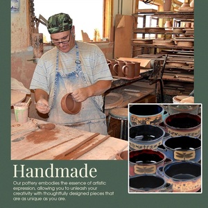 ชามเซรามิกดีไซน์ทันสมัย เคลือบโคบอลต์สีเข้ม โค้งมน ทนทานต่อการแตกหัก ปลอดภัยสำหรับอาหาร เหมาะสำหรับใช้ในครัวและรับประทานอาหารทุกวัน - Product Image 4