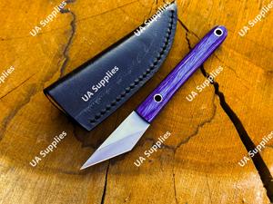Cuchillo Utilitario Estilo Kiridashi para Transporte Legal, UA Supplies, Mango de Madera, Cuchilla de Acero Inoxidable de 2 Pulgadas, Mini Cuchillo de Alta Calidad con Corte Afilado - Product Image 6