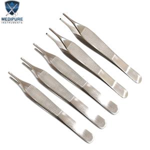 Pinzas Adson para Dientes y Sin Dientes, de Acero Inoxidable, Pinzas Quirúrgicas para Tejidos, Instrumentos Duraderos, Reutilizables y Autoclavables, Más Vendidas - Product Image 2