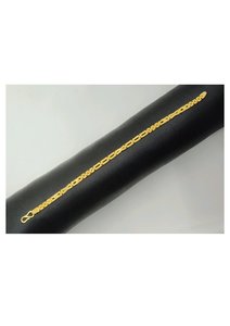 Pulsera de Oro Clásica de 22K para Hombre con Diseño de Eslabones Geométricos, Acabado Premium, Joyería de Diseño Elegante para Uso Diario y Especial - Product Image 3
