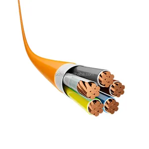 Cables eléctricos 8 10 12 14 16 AWG Cable aislado de cobre sólido Cable trenzado tipo THHN Cable de cobre