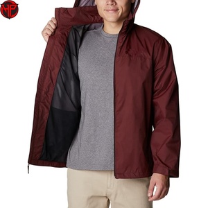 Personnalisez votre propre veste coupe-vent pour homme en toile, col montant, imperméable, style sportswear, à capuche, style streetwear, Windrunner - Product Image 5