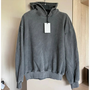 Ensemble de survêtement décontracté pour homme en coton délavé à l'acide, avec sweat à capuche et pantalon de jogging, style streetwear hiver, Fabricant - Product Image 5