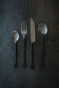Ensemble de couverts à manches noires faits à la main au meilleur prix pour les mariages, les dîners et les réceptions - Product Image 6