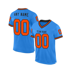 เสื้อฟุตบอลอเมริกันขายดีที่สุด พร้อมลายพิมพ์แบบซับลิเมชั่น แห้งเร็ว ระบายอากาศได้ดี ดีไซน์ยอดเยี่ยม สำหรับผู้ชาย เหมาะสำหรับกิจกรรมกลางแจ้ง - Product Image 5