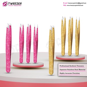 Made From High Quality Rust Resistance Eyebrow Tweezers for Ingrown Hair Removal No <b>Gaps</b> & Perfectly Aligned - Product Image 6