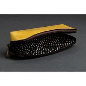 LW Authentique Personnalisé Coloré Vintage Étui à Crayons en Cuir Sac Pochette Fabriqué à la Main Utilisation Scolaire Produit - Product Image 3